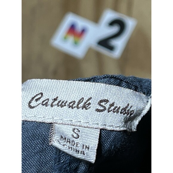 Catwalk Studio Ramie Tunic Blouse Top 3/4 Sleeve Women S @N2 - Picture 8 of 8